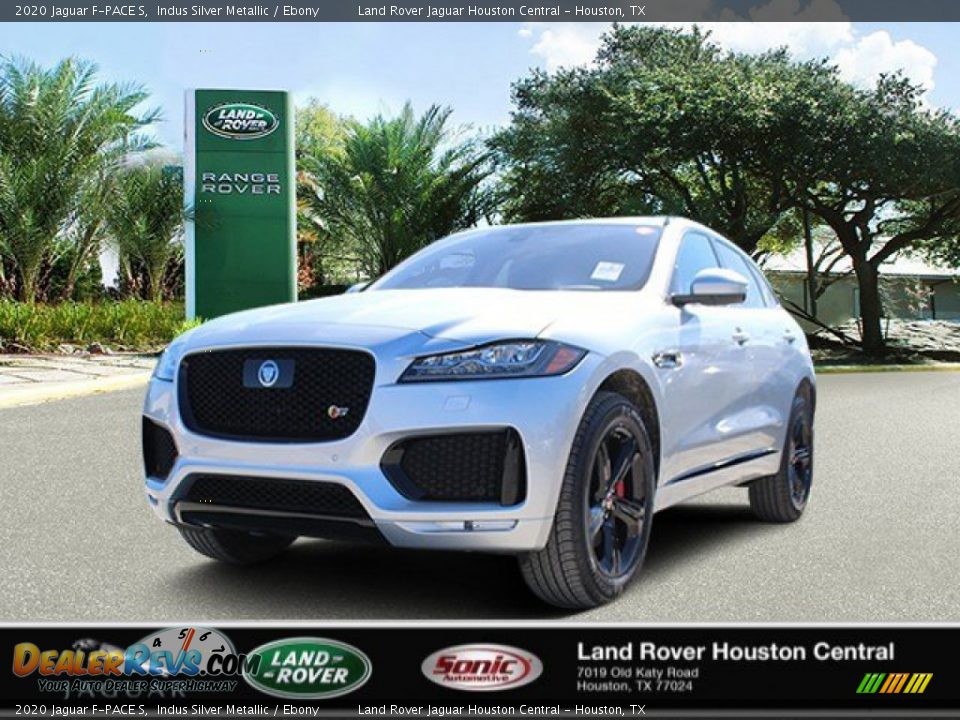 2020 Jaguar F-PACE S Indus Silver Metallic / Ebony Photo #1