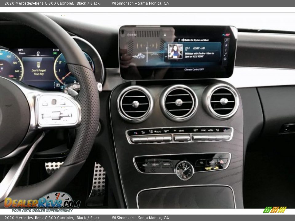 2020 Mercedes-Benz C 300 Cabriolet Black / Black Photo #6