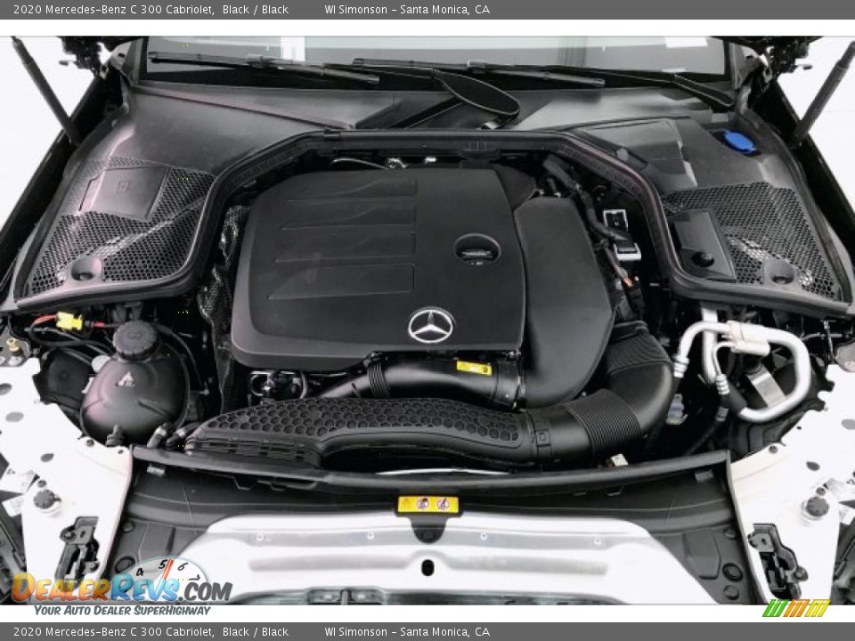 2020 Mercedes-Benz C 300 Cabriolet Black / Black Photo #8