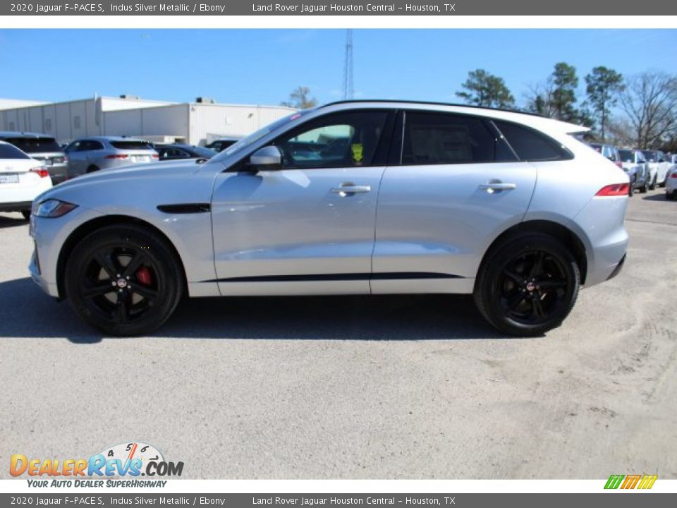 2020 Jaguar F-PACE S Indus Silver Metallic / Ebony Photo #6