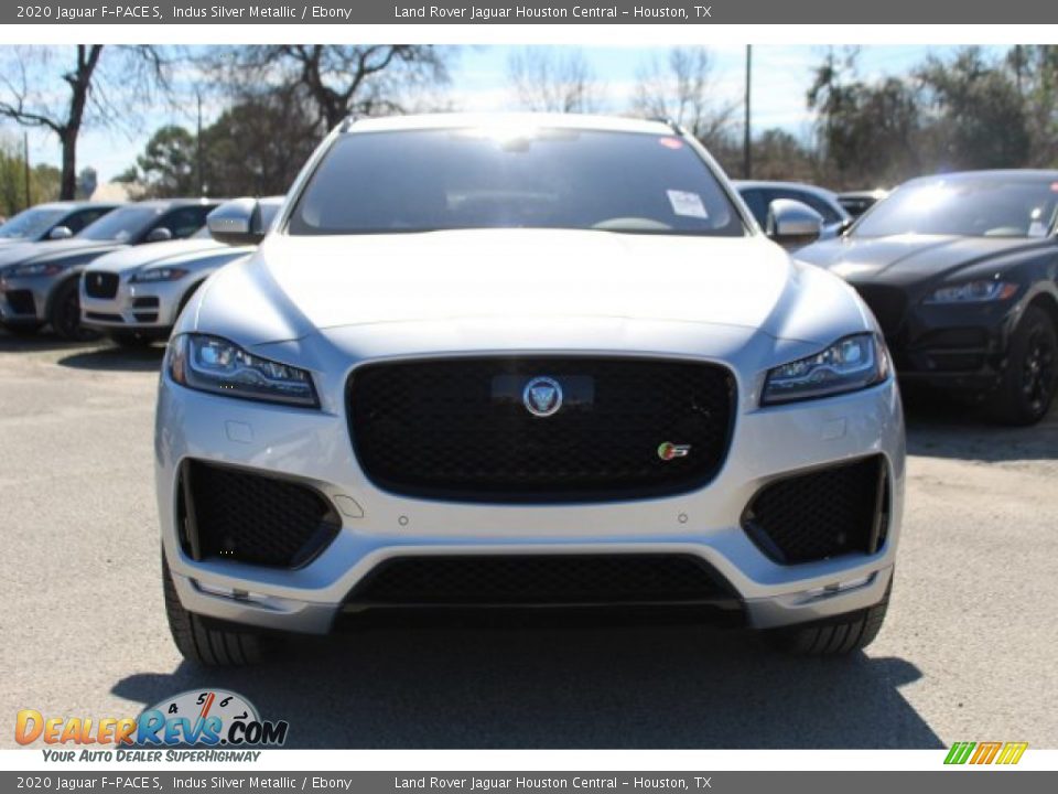 2020 Jaguar F-PACE S Indus Silver Metallic / Ebony Photo #8
