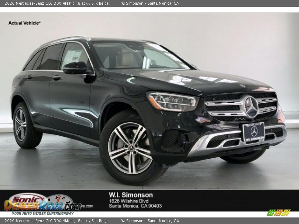 2020 Mercedes-Benz GLC 300 4Matic Black / Silk Beige Photo #1