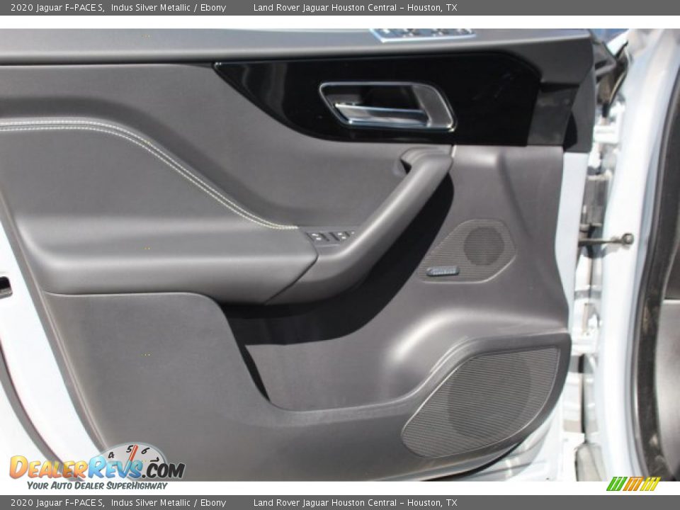 2020 Jaguar F-PACE S Indus Silver Metallic / Ebony Photo #10