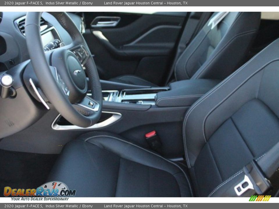 2020 Jaguar F-PACE S Indus Silver Metallic / Ebony Photo #13