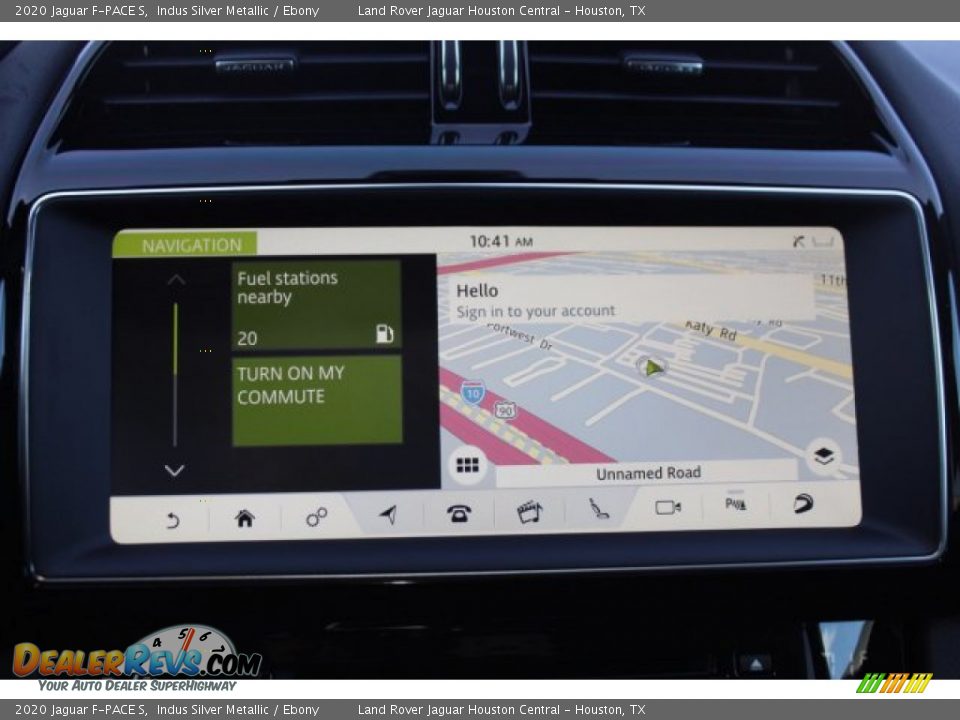 2020 Jaguar F-PACE S Indus Silver Metallic / Ebony Photo #14