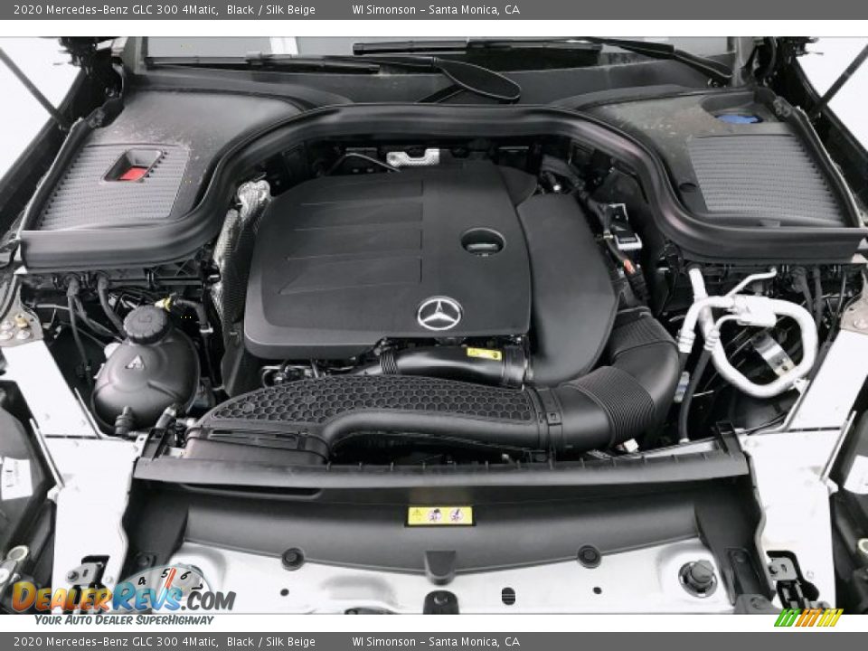 2020 Mercedes-Benz GLC 300 4Matic Black / Silk Beige Photo #8