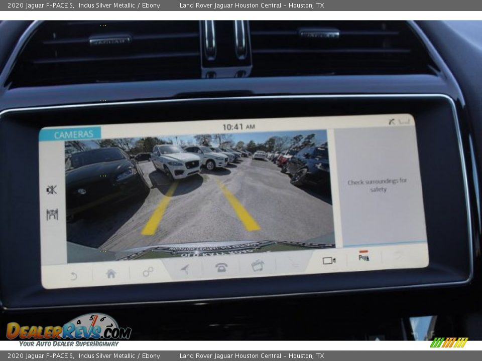2020 Jaguar F-PACE S Indus Silver Metallic / Ebony Photo #15