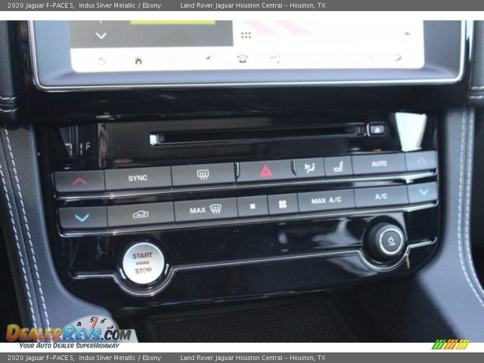 2020 Jaguar F-PACE S Indus Silver Metallic / Ebony Photo #16