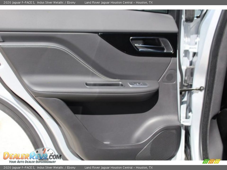 2020 Jaguar F-PACE S Indus Silver Metallic / Ebony Photo #25