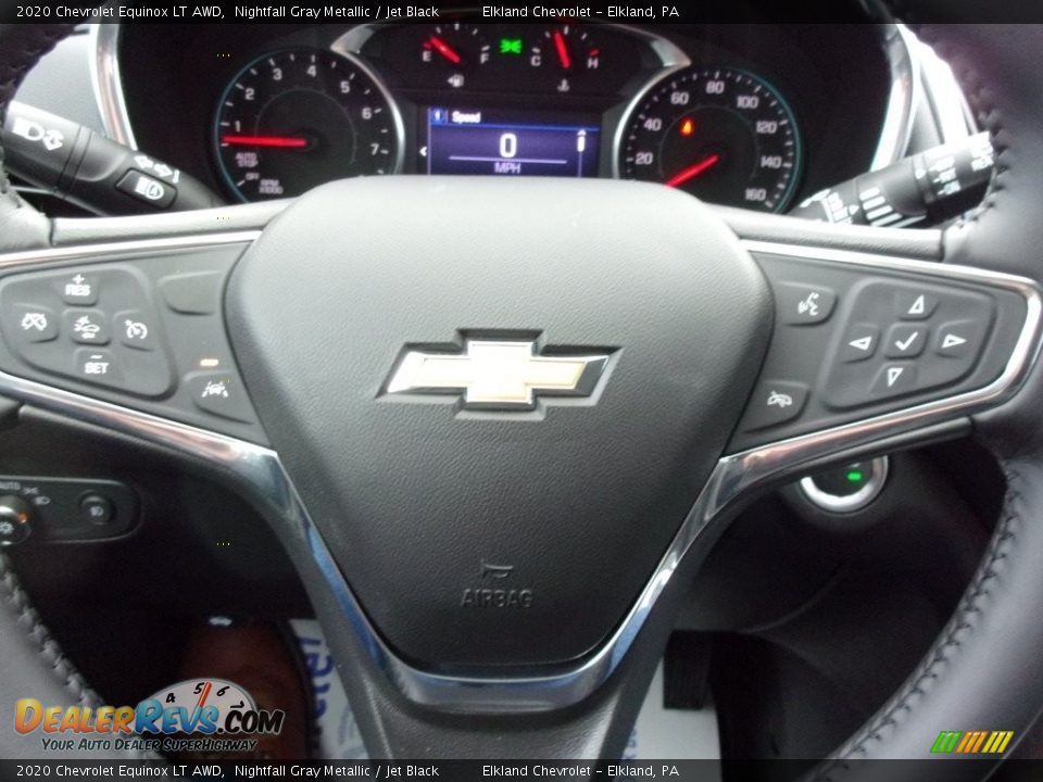 2020 Chevrolet Equinox LT AWD Nightfall Gray Metallic / Jet Black Photo #19