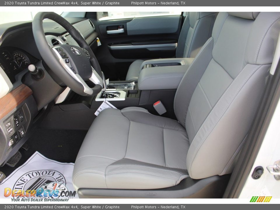 Front Seat of 2020 Toyota Tundra Limited CrewMax 4x4 Photo #10