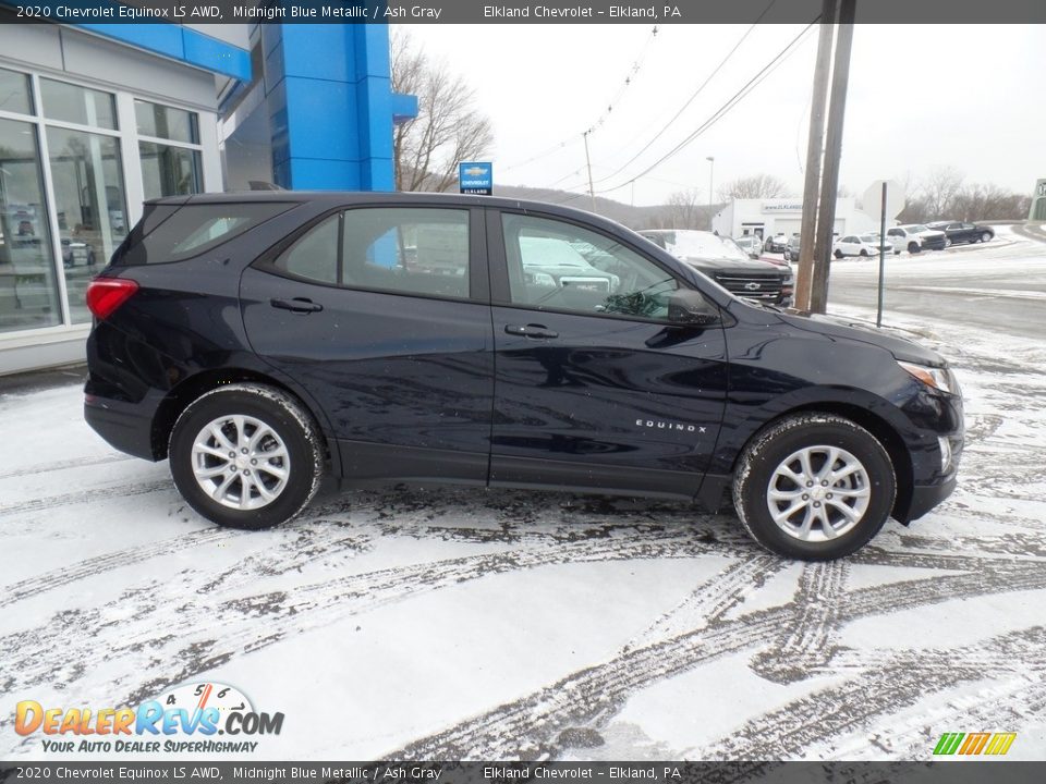 2020 Chevrolet Equinox LS AWD Midnight Blue Metallic / Ash Gray Photo #5