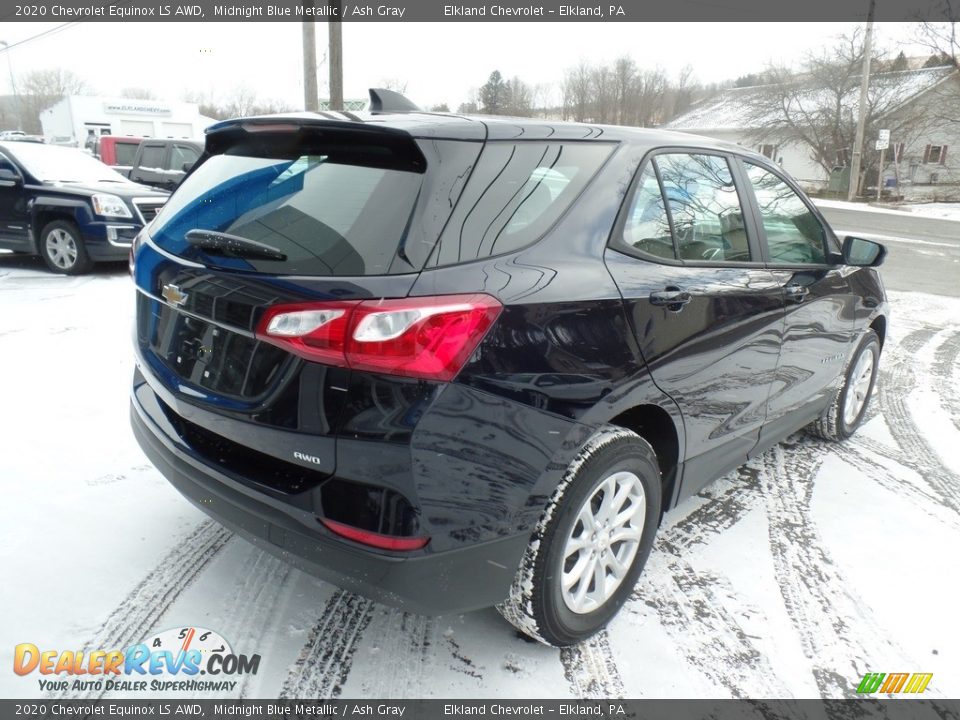 2020 Chevrolet Equinox LS AWD Midnight Blue Metallic / Ash Gray Photo #6