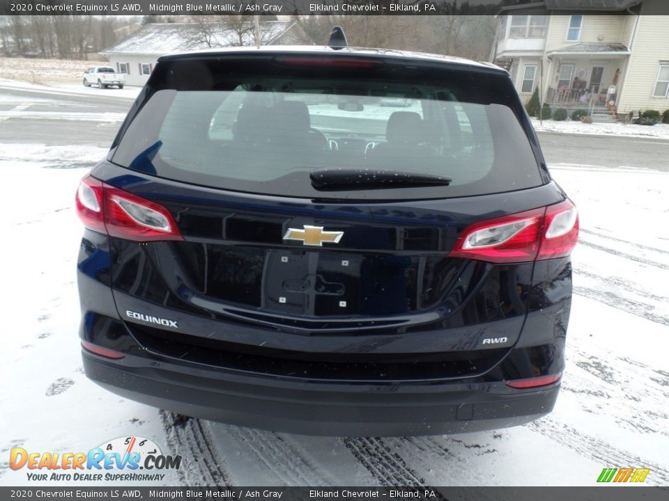 2020 Chevrolet Equinox LS AWD Midnight Blue Metallic / Ash Gray Photo #7