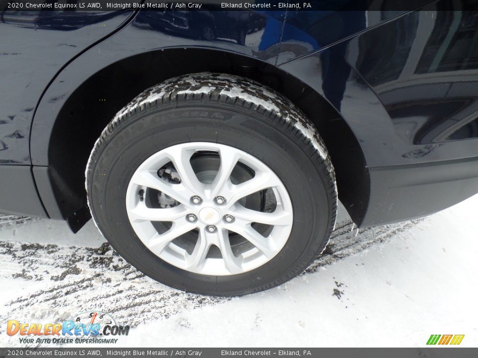 2020 Chevrolet Equinox LS AWD Midnight Blue Metallic / Ash Gray Photo #10