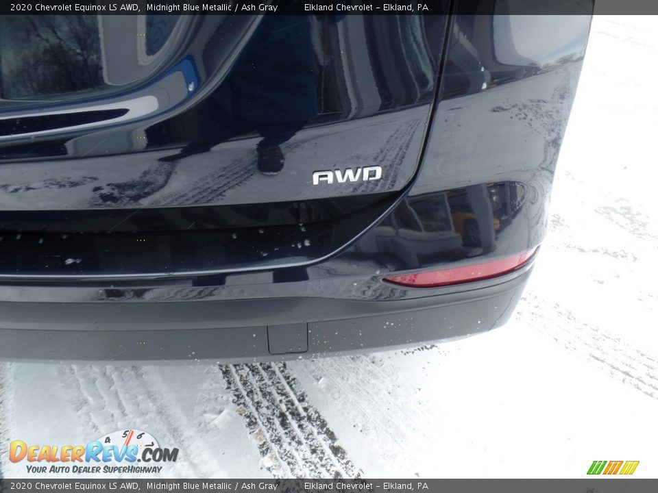 2020 Chevrolet Equinox LS AWD Midnight Blue Metallic / Ash Gray Photo #11