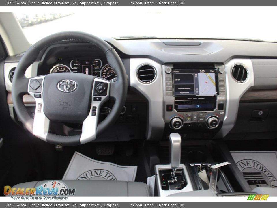 Dashboard of 2020 Toyota Tundra Limited CrewMax 4x4 Photo #21