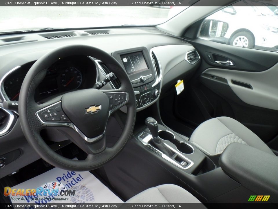 2020 Chevrolet Equinox LS AWD Midnight Blue Metallic / Ash Gray Photo #16
