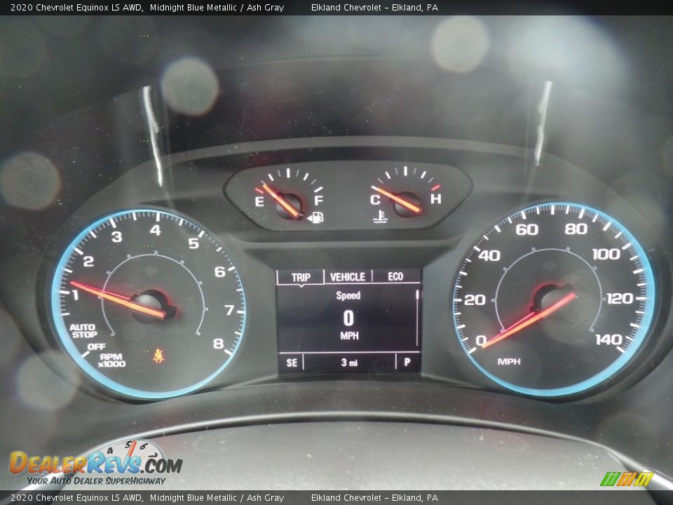2020 Chevrolet Equinox LS AWD Midnight Blue Metallic / Ash Gray Photo #21