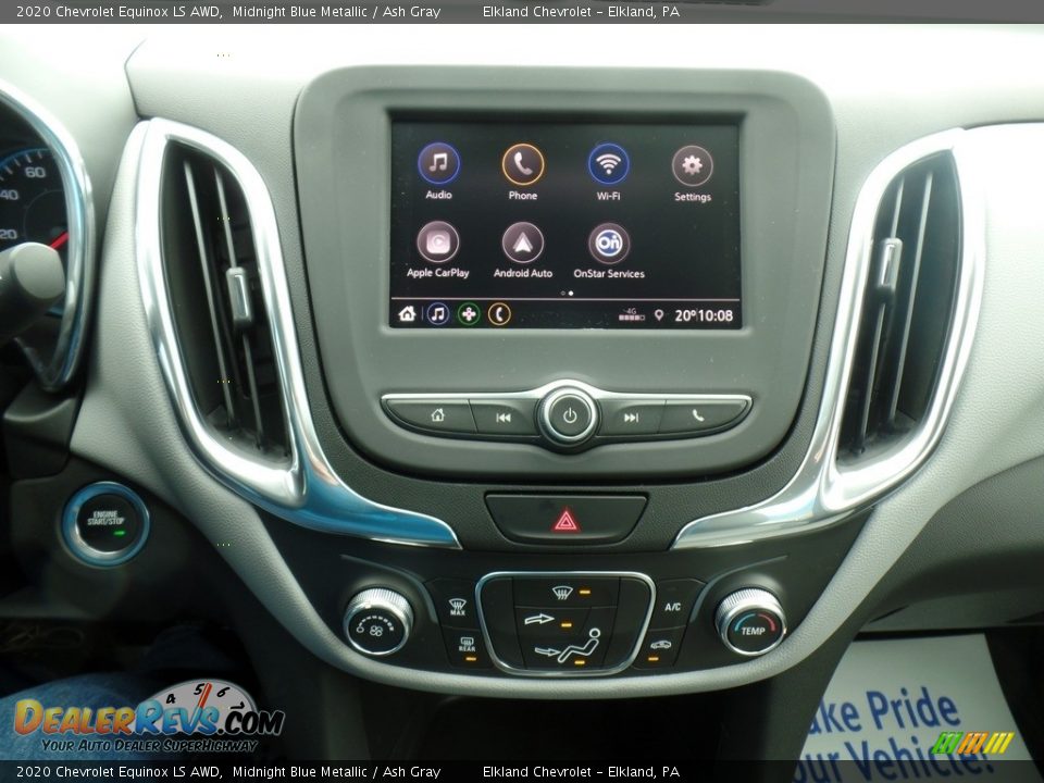 2020 Chevrolet Equinox LS AWD Midnight Blue Metallic / Ash Gray Photo #22