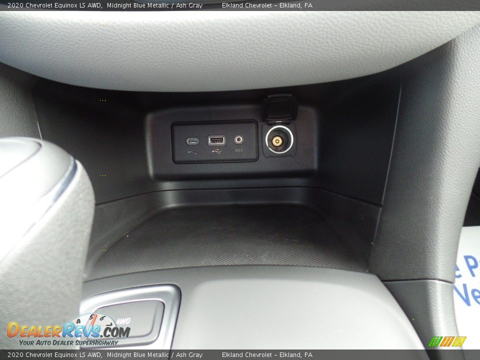 2020 Chevrolet Equinox LS AWD Midnight Blue Metallic / Ash Gray Photo #27