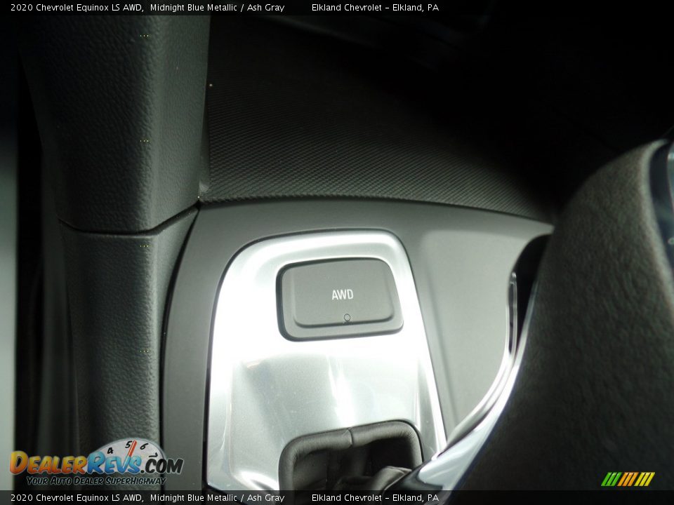 2020 Chevrolet Equinox LS AWD Midnight Blue Metallic / Ash Gray Photo #28