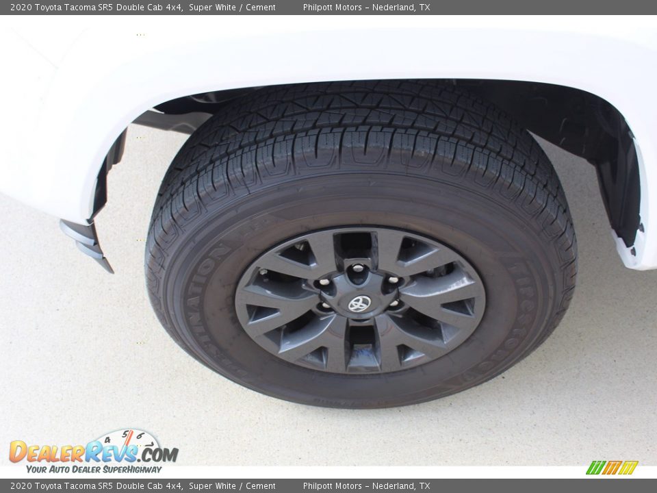 2020 Toyota Tacoma SR5 Double Cab 4x4 Super White / Cement Photo #5