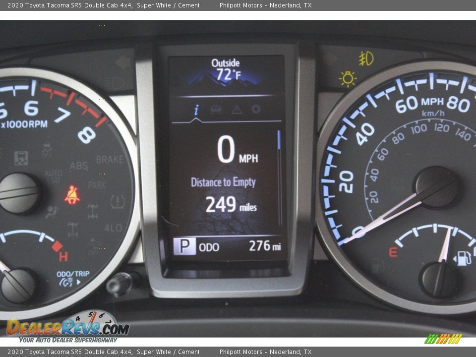 2020 Toyota Tacoma SR5 Double Cab 4x4 Super White / Cement Photo #14
