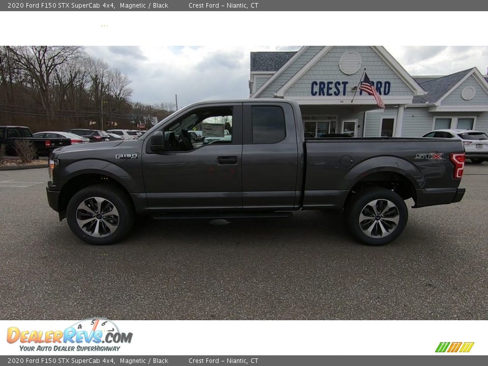 2020 Ford F150 STX SuperCab 4x4 Magnetic / Black Photo #4