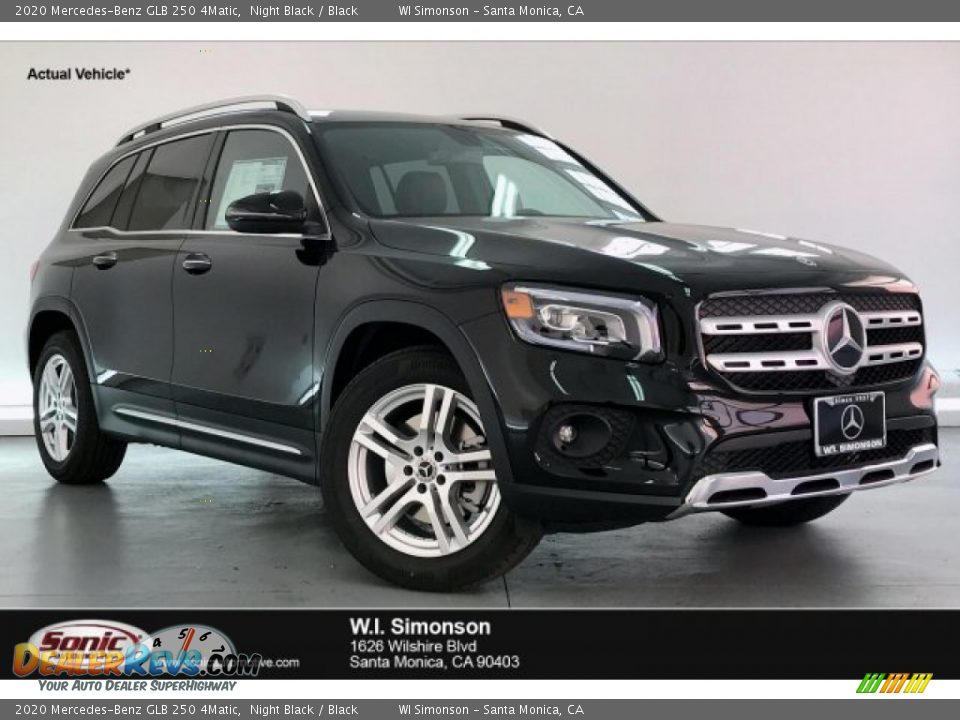 2020 Mercedes-Benz GLB 250 4Matic Night Black / Black Photo #1