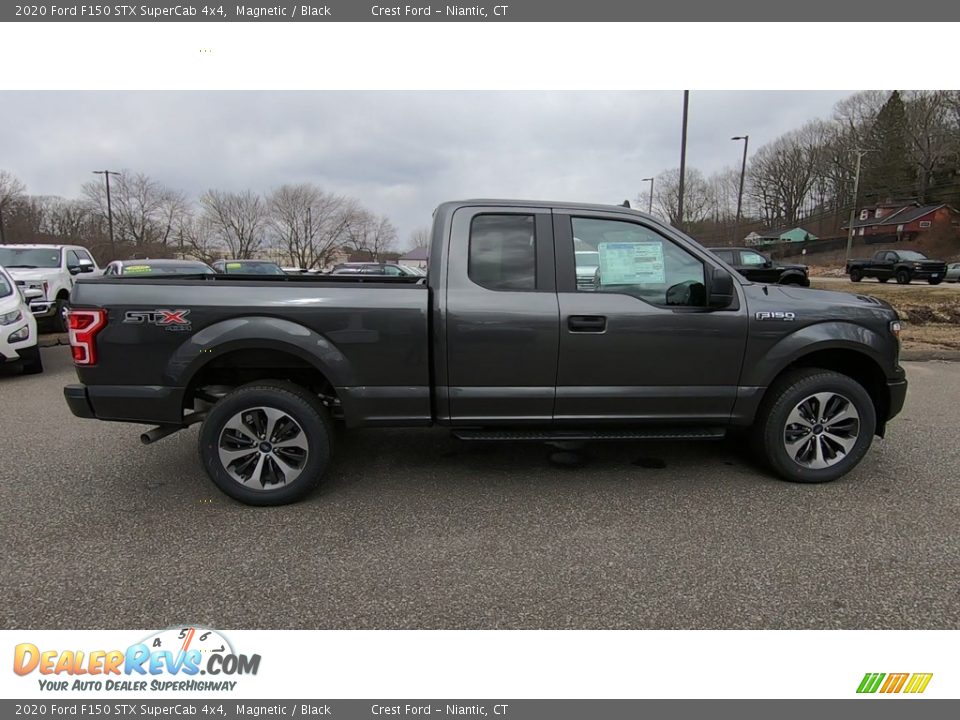 2020 Ford F150 STX SuperCab 4x4 Magnetic / Black Photo #8