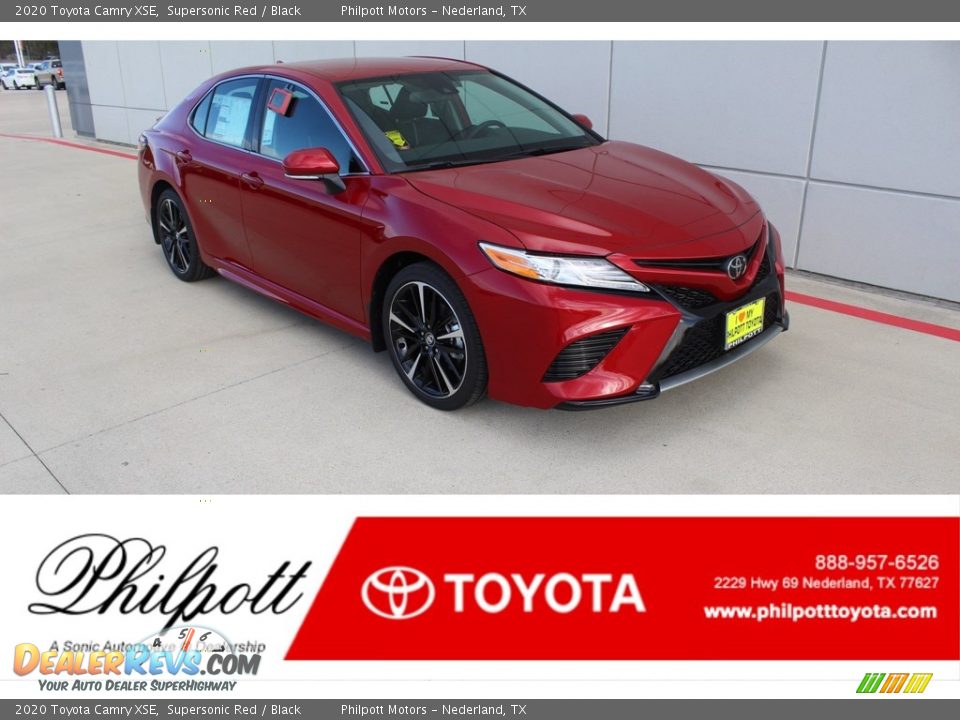 2020 Toyota Camry XSE Supersonic Red / Black Photo #1