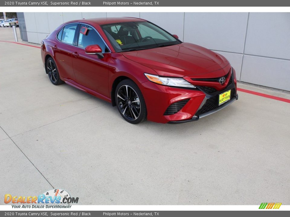 2020 Toyota Camry XSE Supersonic Red / Black Photo #2
