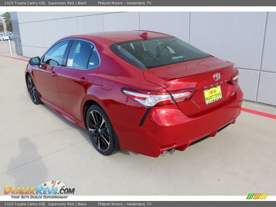 2020 Toyota Camry XSE Supersonic Red / Black Photo #6