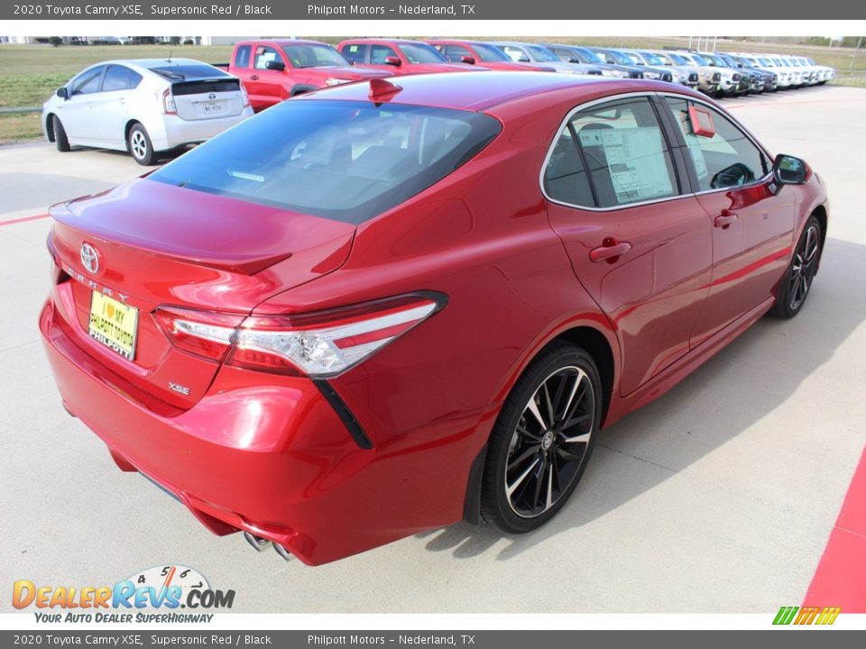 2020 Toyota Camry XSE Supersonic Red / Black Photo #8
