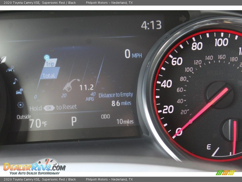 2020 Toyota Camry XSE Supersonic Red / Black Photo #14