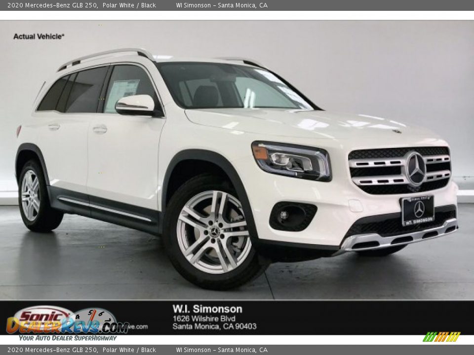 2020 Mercedes-Benz GLB 250 Polar White / Black Photo #1