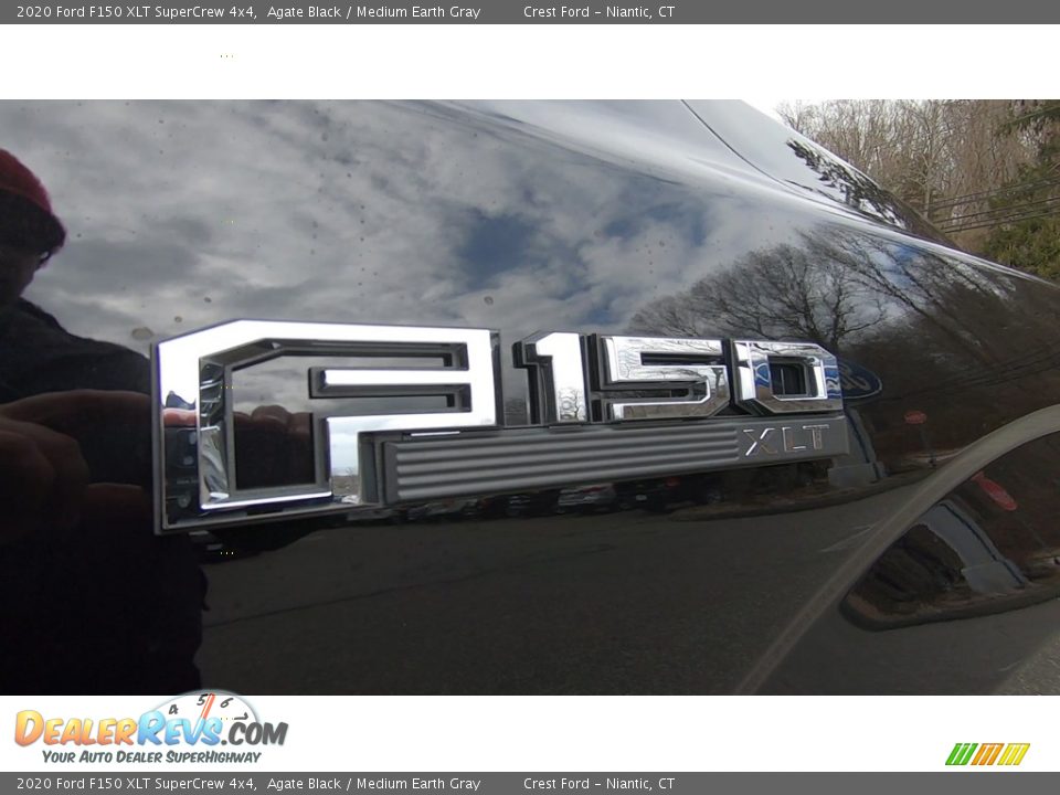 2020 Ford F150 XLT SuperCrew 4x4 Agate Black / Medium Earth Gray Photo #25
