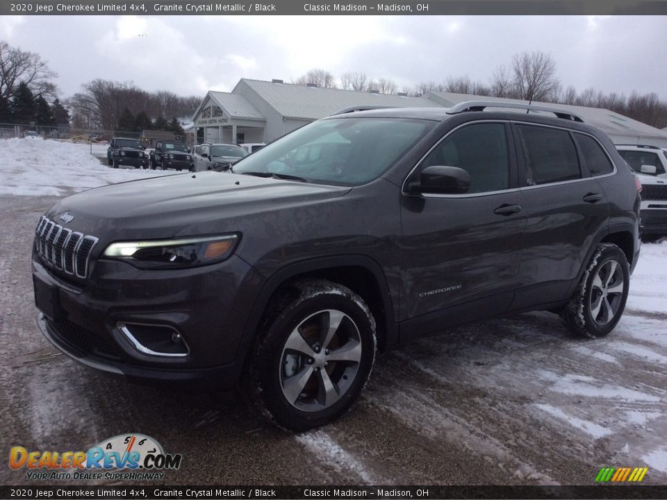 2020 Jeep Cherokee Limited 4x4 Granite Crystal Metallic / Black Photo #5