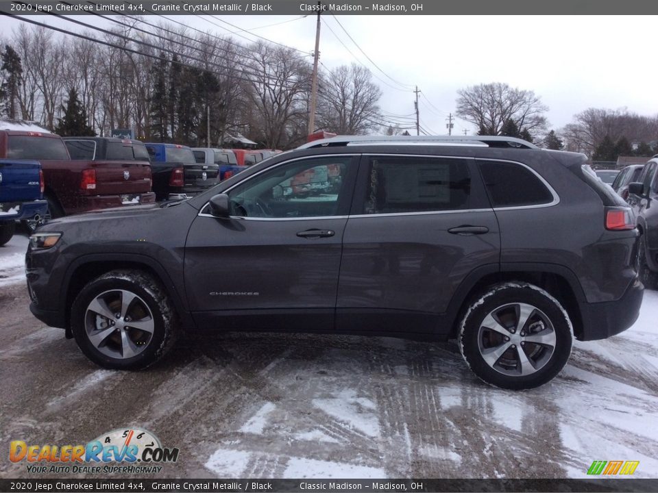 2020 Jeep Cherokee Limited 4x4 Granite Crystal Metallic / Black Photo #6