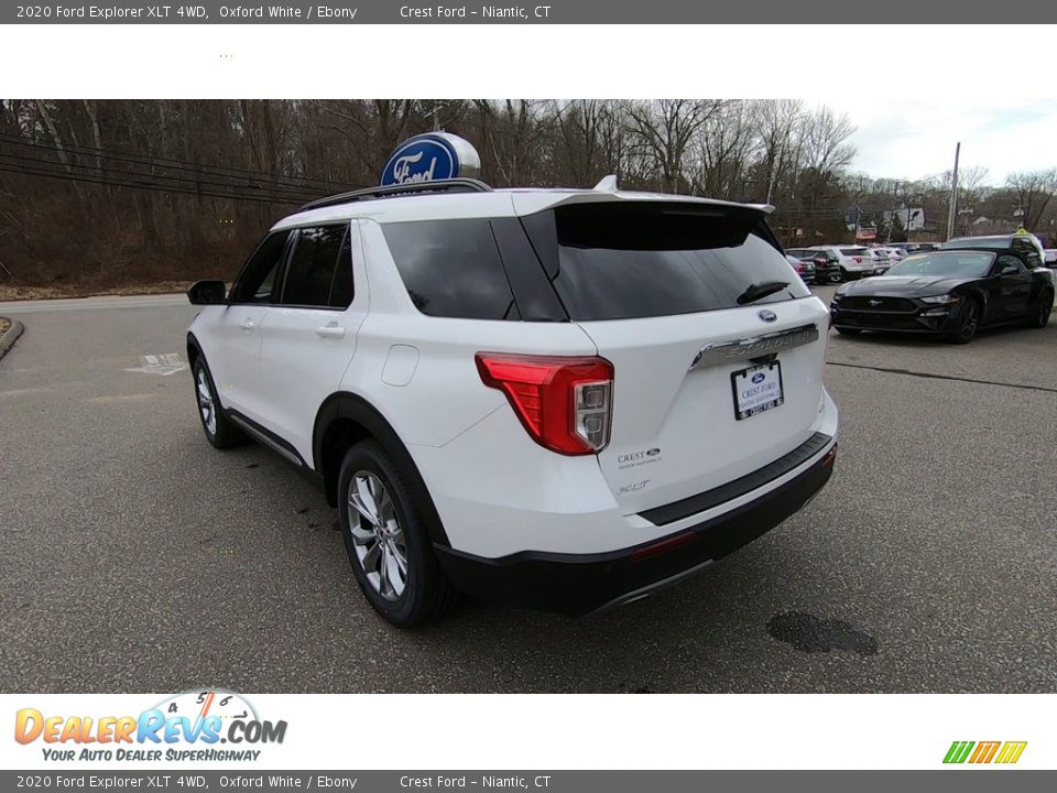 2020 Ford Explorer XLT 4WD Oxford White / Ebony Photo #5