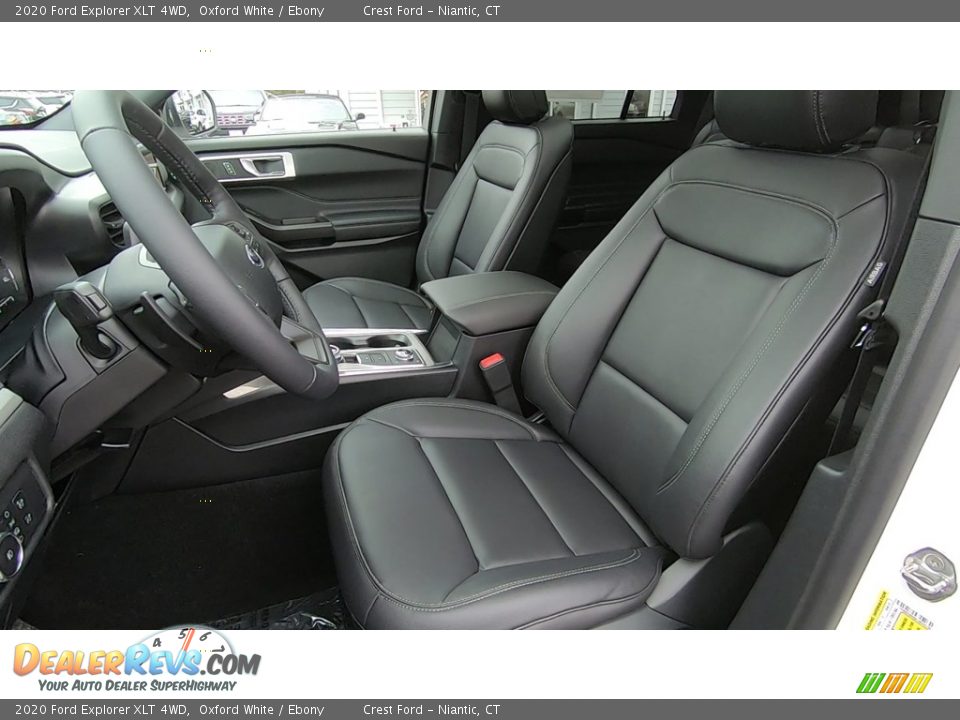 2020 Ford Explorer XLT 4WD Oxford White / Ebony Photo #11