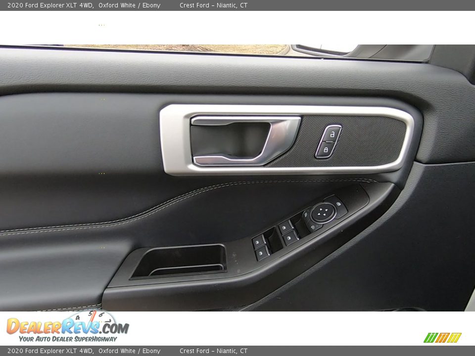 2020 Ford Explorer XLT 4WD Oxford White / Ebony Photo #12