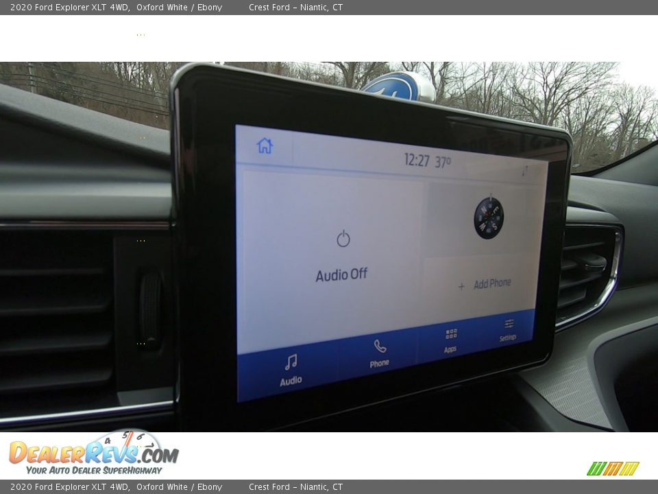 2020 Ford Explorer XLT 4WD Oxford White / Ebony Photo #14