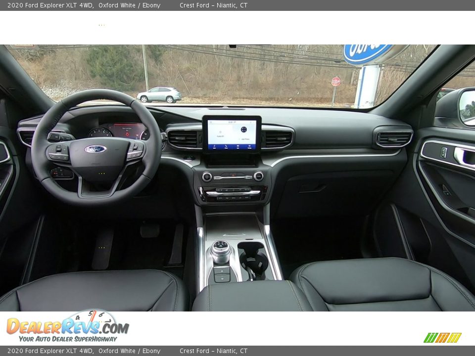 2020 Ford Explorer XLT 4WD Oxford White / Ebony Photo #19