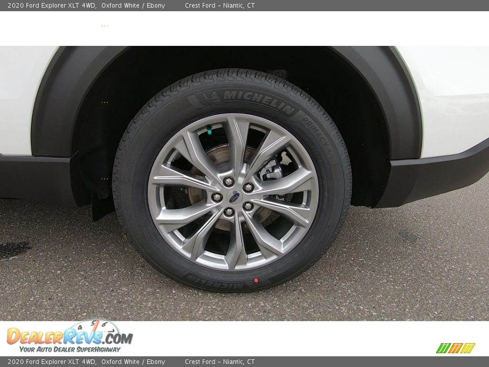 2020 Ford Explorer XLT 4WD Oxford White / Ebony Photo #20