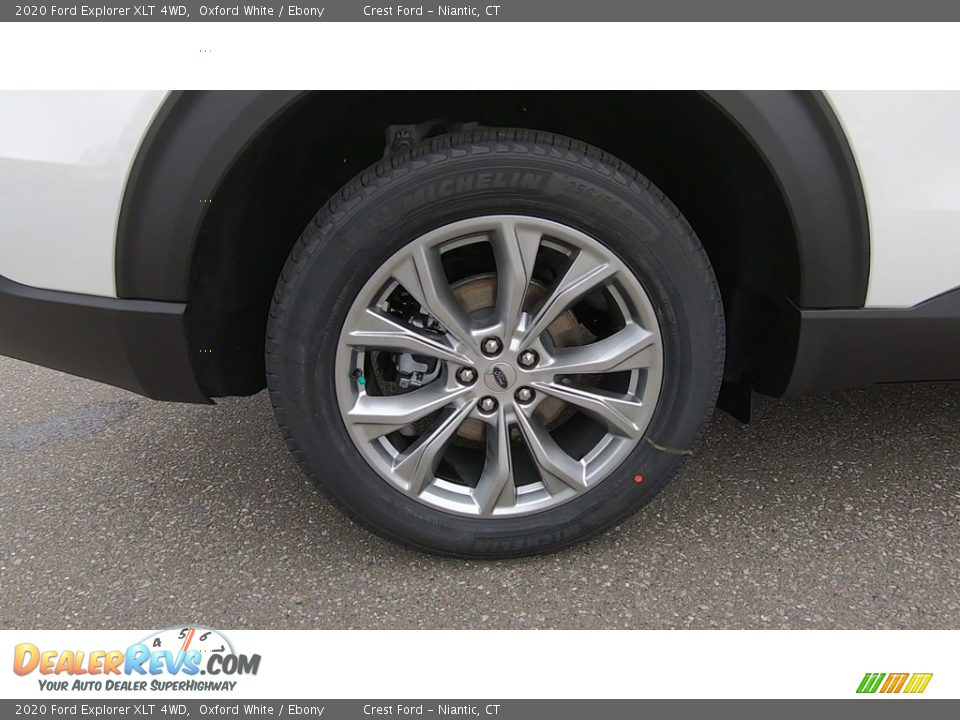 2020 Ford Explorer XLT 4WD Oxford White / Ebony Photo #22