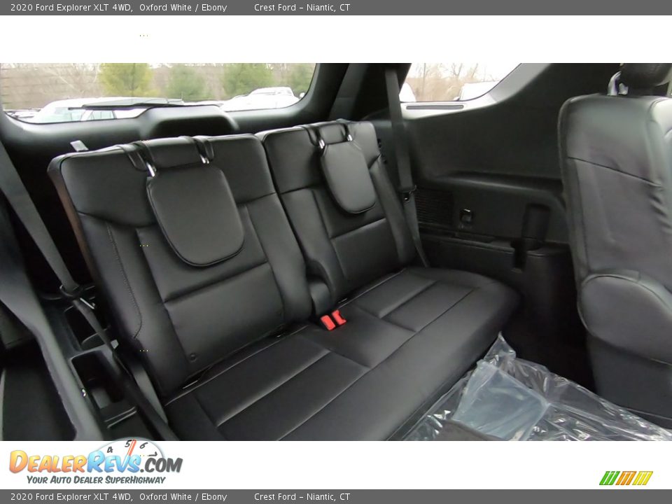 2020 Ford Explorer XLT 4WD Oxford White / Ebony Photo #24
