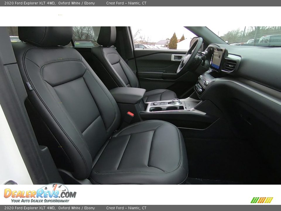 2020 Ford Explorer XLT 4WD Oxford White / Ebony Photo #25