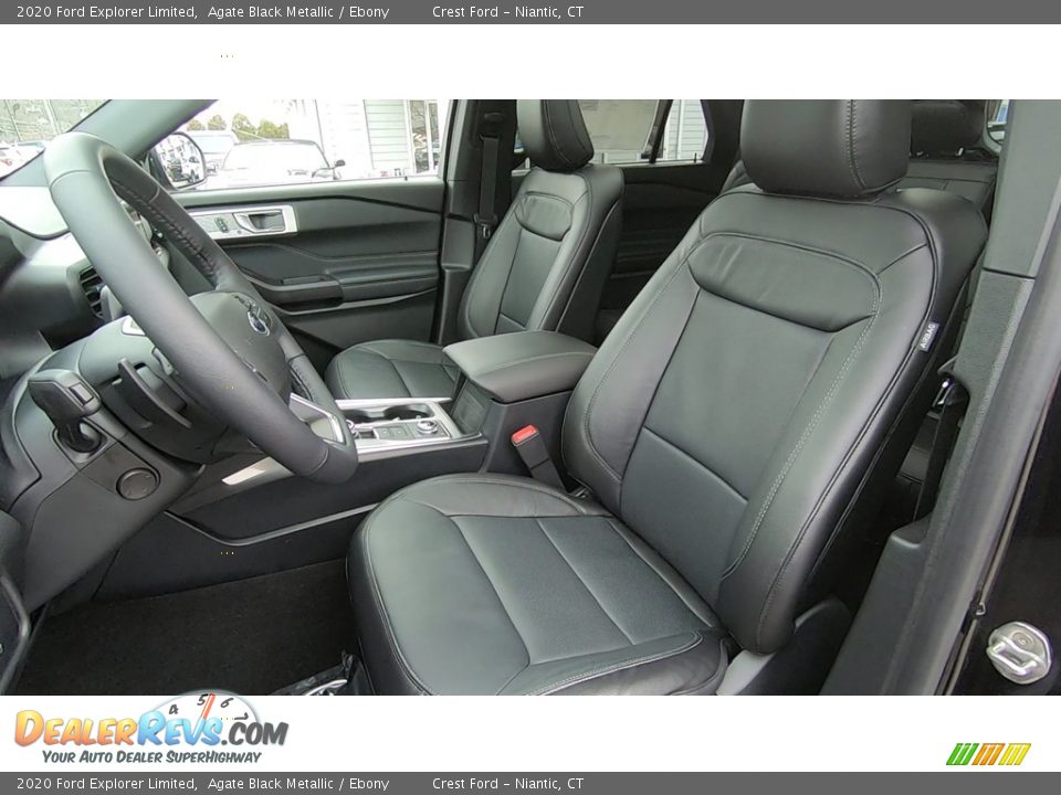 2020 Ford Explorer Limited Agate Black Metallic / Ebony Photo #11